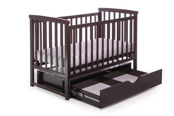 Детская кроватка Eucalyptus Charlene Premium Transversal (DS-203) Орех — изображение 2