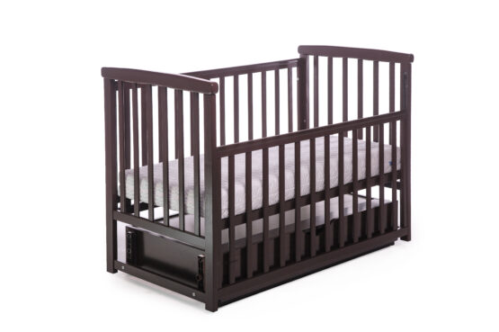 Детская кроватка Eucalyptus Charlene Premium Transversal (DS-203) Орех — изображение 3