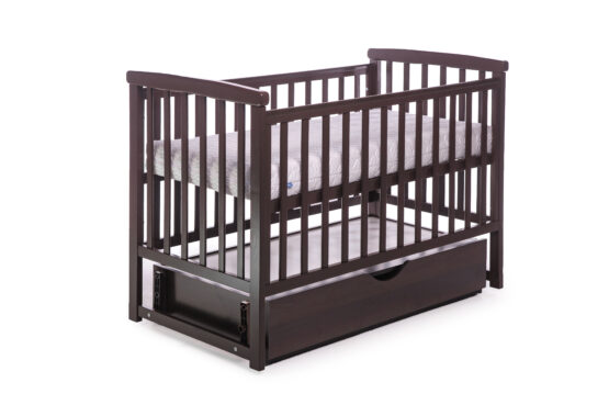 Детская кроватка Eucalyptus Charlene Premium Transversal (DS-203) Орех