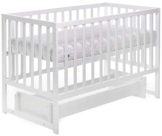 Patuț Eucalyptus Mia Plus Transversal (DS-501) Alb - imagine 2
