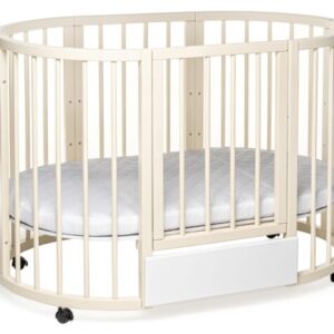 [:ru]Детская кроватка Eucalyptus Olivia Plus Transversal (DS-8031) Бежевая[:ro]Patut Eucalyptus Olivia Plus Transversal (DS-8031) Bej[:]