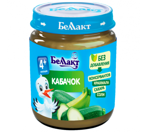 [:ru]Беллакт Пюре из кабачков 100 гр. (4 м. +)[:ro]Беллакт Piure de dovlecel 100 gr. (4 m. +)[:]