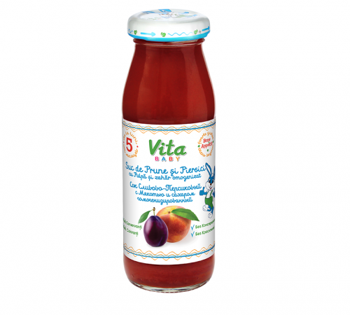 Orhei-Vit Suc de prune și piersici 175 ml. (5m+)