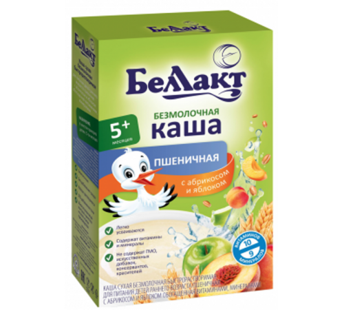 [:ru]Беллакт каша б/мол. пшеничная с абрикосом и яблоком 200г (190110000)[:ro]Беллакт terci fără lapte, caise si măr 200г (190110000)[:]