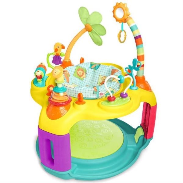 Centru de activitati Bright Starts Springin’ Safari Bounce-A-Round