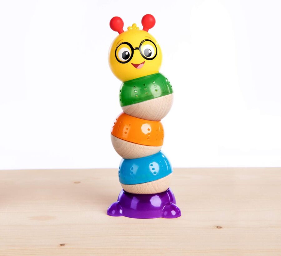 Jucarie de lemn muzicala Hape & Baby Einstein Balancing Cal