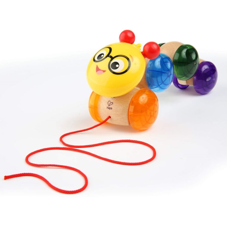 Jucarie de lemn Hape & Baby Einstein Inch Along Cal™