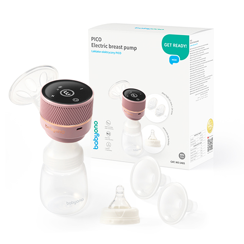 [:ru]1485 Электрический Молокоотсос  Baby Ono PICO [:ro]1485 Pompa de san electrica Baby Ono PICO + cadoy absorbante pentru san Comfort 140 buc [:]
