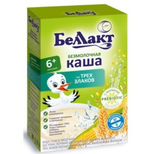 [:ru]Беллакт Каша безмолочная "3 злака" кукуруза, рис, пшеница (6m+) 200 гр.[:ro]Беллакт Terci fara lapte "3 cereale" porumb, orez, grâu (6m +) 200 gr.[:]
