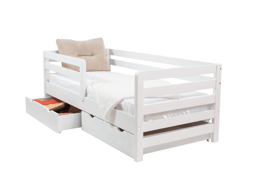 Кровать Goydalka AURORA с ящиком (1B519-1) Белый 190x80см - изображение 4