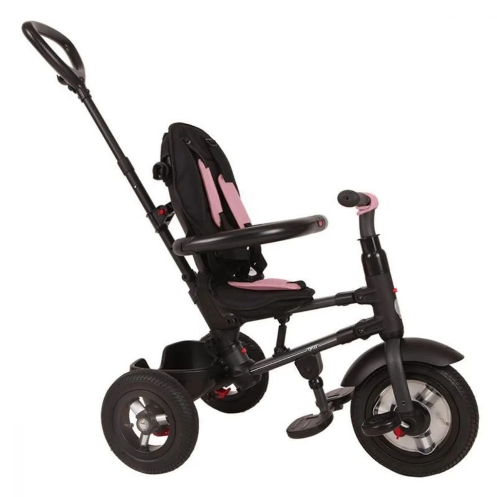 Bicicletă copii Qplay Rito Rubber Pink 00716197 - imagine 2