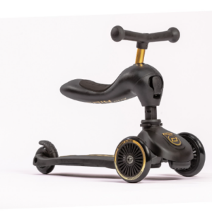 Trotinetă 2in1 Scoot & Ride HighwayKick 1 Lifestyle Black/Gold (96428)