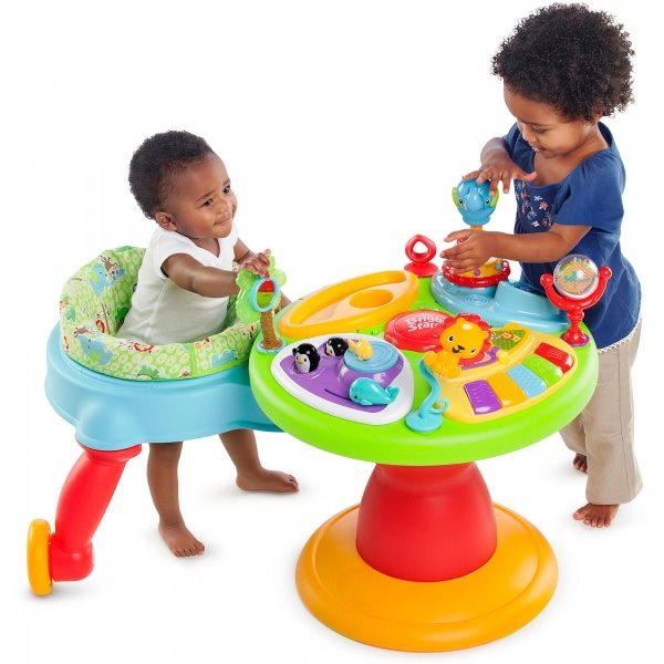 Centru de activitati 3 in 1 Bright Starts Around We Go Zippity Zoo