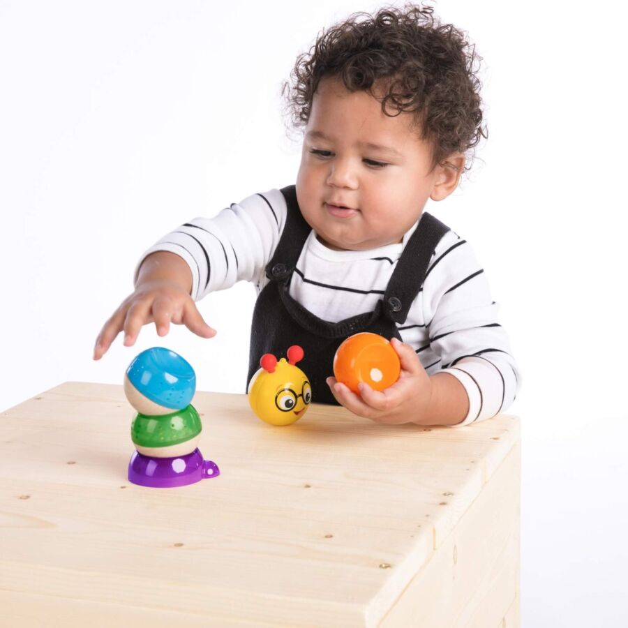 Jucarie de lemn muzicala Hape & Baby Einstein Balancing Cal