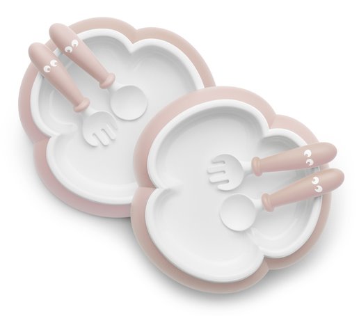2 Seturi pentru hranire BabyBjorn Powder Pink
