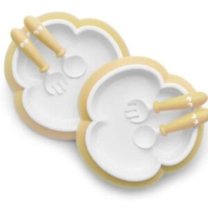 2-Seturi-pentru-hranire-BabyBjorn-Powder-Yellow