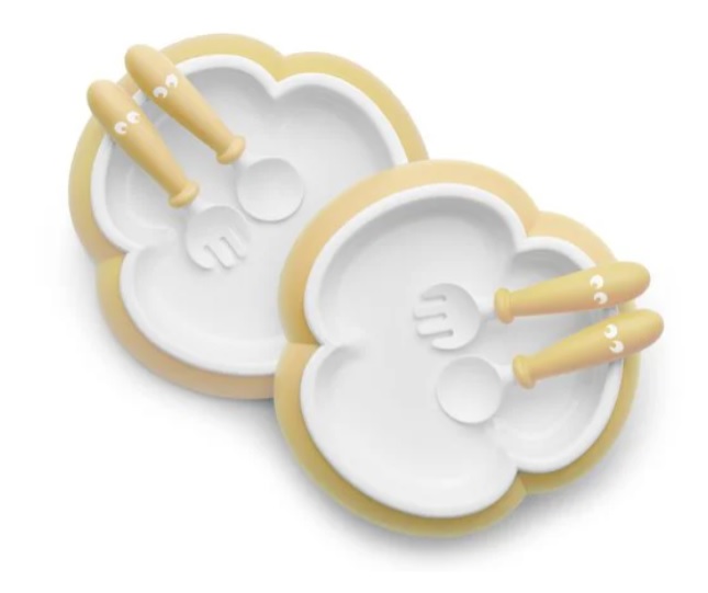 2-Seturi-pentru-hranire-BabyBjorn-Powder-Yellow