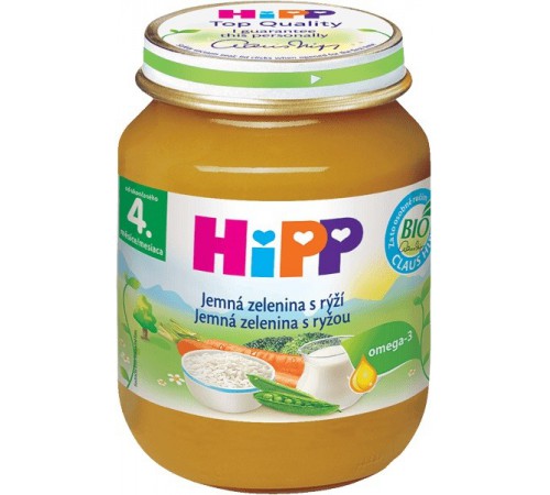 [:ru]Hipp 4023 Нежные овощи с рисом (4м+) 125 гр.[:ro]HiPP 4023 Legume cu orez "Gingaşe" 125 gr. (4m+)[:]