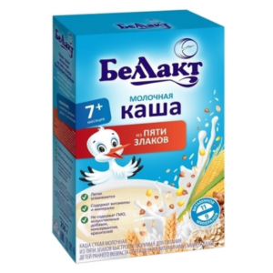 Terci de lapte Bellakt din 5 cereale 250g (190110000)