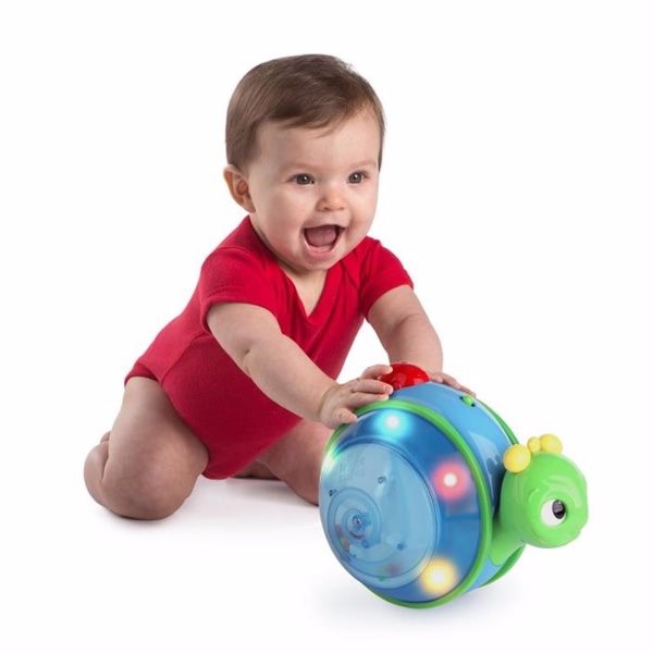 Jucarie 2 in 1 Bright Starts Roll&Glow Snail