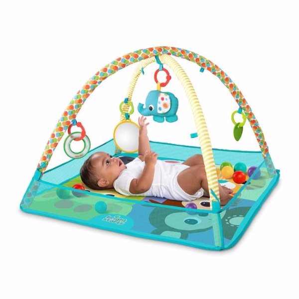 Salteluta de activitati cu bile Bright Starts More-in-One Ball Pit Fun
