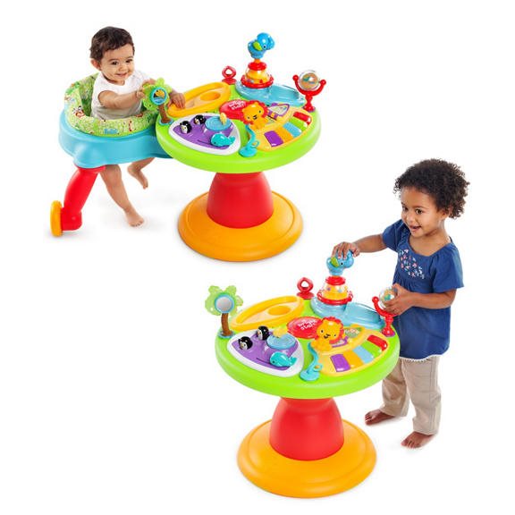Centru de activitati 3 in 1 Bright Starts Around We Go Zippity Zoo