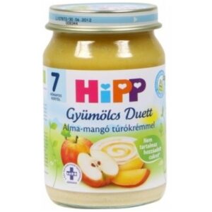HiPP 5327 Яблоки и манго с творожным кремом (7м+) 190 гр.