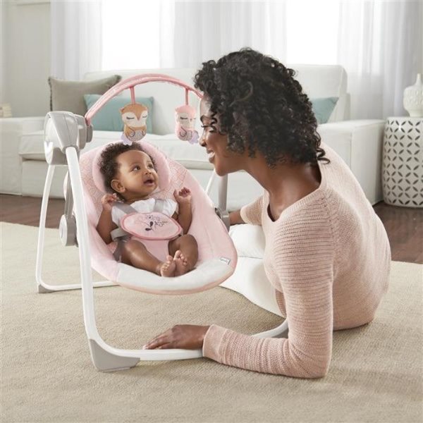 Leagan portabil Bright Starts Ingenuity Comfort 2 Go Audrey