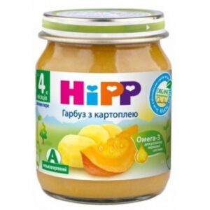 [:ru]HiPP 4043 Пюре тыква с картофелем (4м+) 125 гр.[:ro]HiPP 4043 Piure dovleac cartofi 125 gr. (4m+)[:]