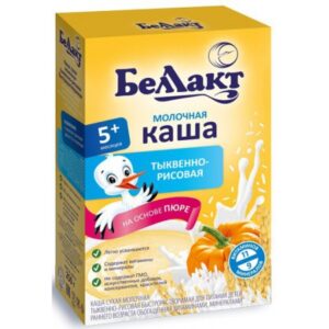 Беллакт terci de orez cu dovleac si lapte (5m+) 250 gr.