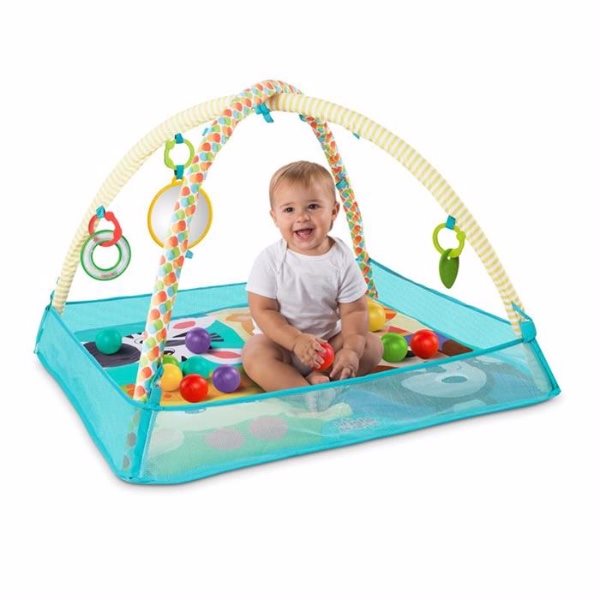 Salteluta de activitati cu bile Bright Starts More-in-One Ball Pit Fun