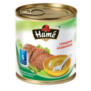 [:ru]Hame Пюре Говядина 100gr. (6m+)[:ro]Hame Pireu Carne de vită 100gr. (6m+)[:]