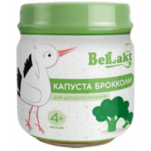 Беллакт Пюре из брокколи (4 м+) 80 гр.