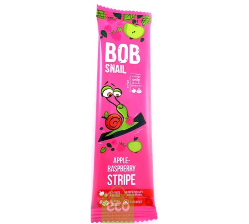[:ru]Bob Snail Натуральные конфеты "Яблоко-Малина" (14 гр.)[:ro]Bob Snail Bomboane naturale "Mere-Zmeura" (14 gr.)[:]