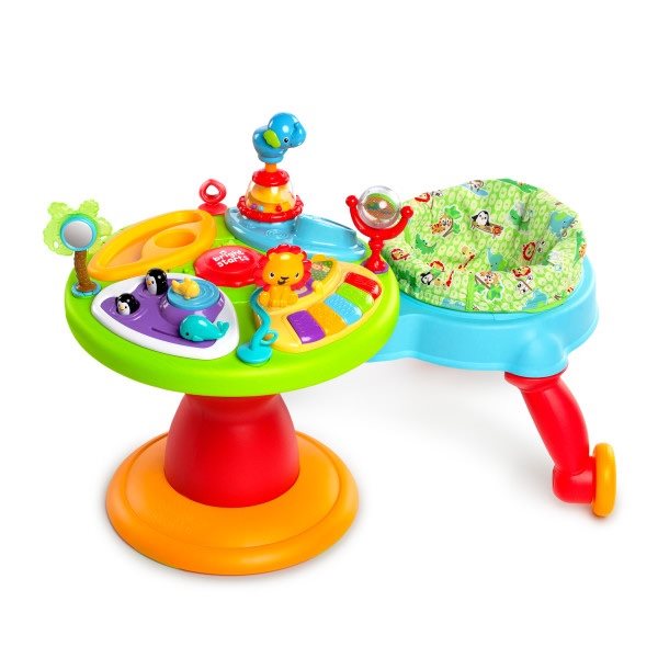 Centru de activitati 3 in 1 Bright Starts Around We Go Zippity Zoo
