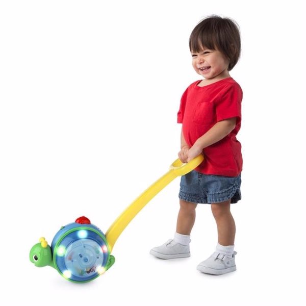 Jucarie 2 in 1 Bright Starts Roll&Glow Snail