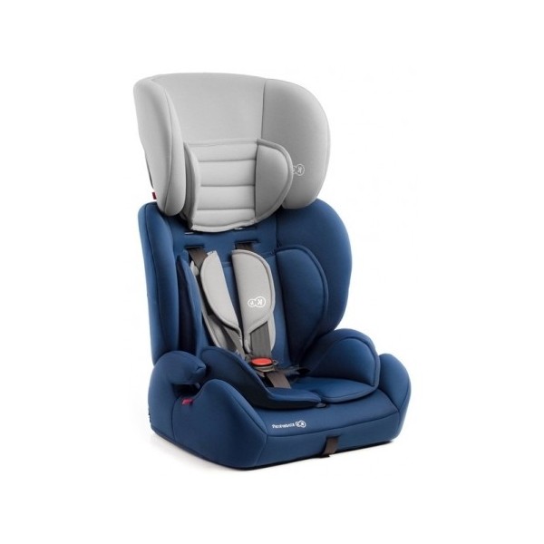 KinderKraft Автокресло Concept гр.1/2/3 (9-36 кг.) синий/серый