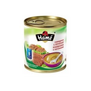 [:ru]Hame Пюре Говядина с печенью 100gr. (8m+)[:ro]Hame Pireu Carne de vită cu ficat 100gr. (8m+)[:]