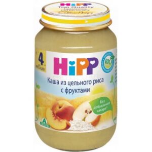 [:ru]HiPP 4703 Каша из цельного риса с фруктами (4м+) 190 гр.[:ro]HiPP 4703 Terci de orez integral cu fructe 190 gr. (4m+)[:]