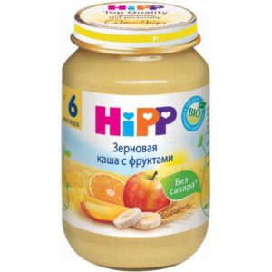 [:ru]HiPP 4800 Зерновая каша с фруктами (6м+) 190 гр.[:ro]HiPP 4800 Cereale cu fructe 190 gr. (6m+)[:]