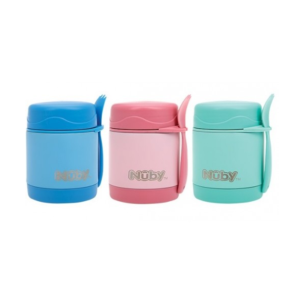 [:ru]Nuby NV05003 Термо-емкость с ложкой для пищевых продуктов (325 мл.) в асс.[:ro]Nuby NV05003 Recipient termic cu o lingură pentru alimente (325 ml.) În sort.[:]