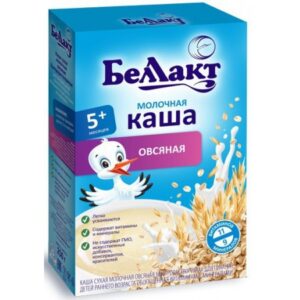 Беллакт terci de ovăz cu lapte (5m +) 200 gr.