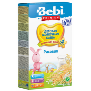 [:ru]Bebi Молочная рисовая каша (4+) 250 гр.[:ro]Bebi Terci cu lapte din orez 250gr.(4+)[:]