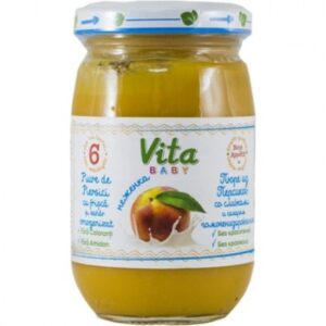 Orhei- Vit Piure de piersici cu smântână "Неженка" 180gr.(6+)