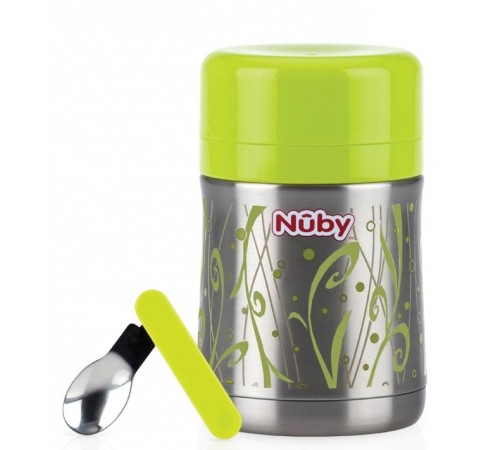 [:ru]Nuby ID5475 Термос с ложечкой из нержавеющей стали (4м+) 450 мл.[:ro]Nuby ID5475 Termos cu lingură din oțel inoxidabil (4m +) 450 ml.[:]
