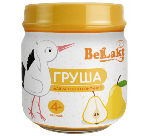 [:ru]Беллакт Пюре из груш (4 м+) 80 гр.[:ro]Беллакт Piure de pere (4 m +) 80 gr.[:]