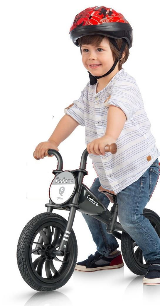 Bicicleta fără pedale Qplay Feduro Red - imagine 4