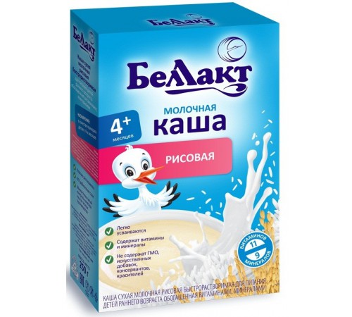 [:ru]Беллакт каша молочная рисовая (4m+) 200 гр.[:ro]Беллакт terci de orez cu lapte (4m+) 200 gr.[:]