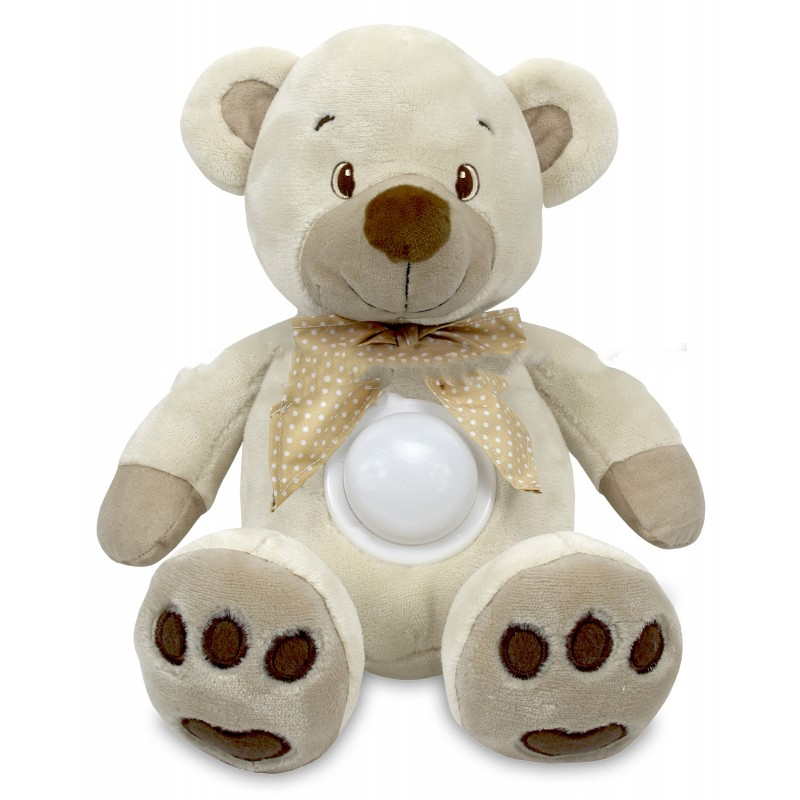 Baby Mix STK-13138 CREAMProiector muzical Ursulet