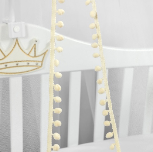 Baldachin PernaMea Premium Pompom Ivory
